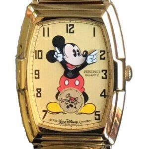 Disney Anniversary men’s Seiko Mickey Mouse watch! New! Retired!